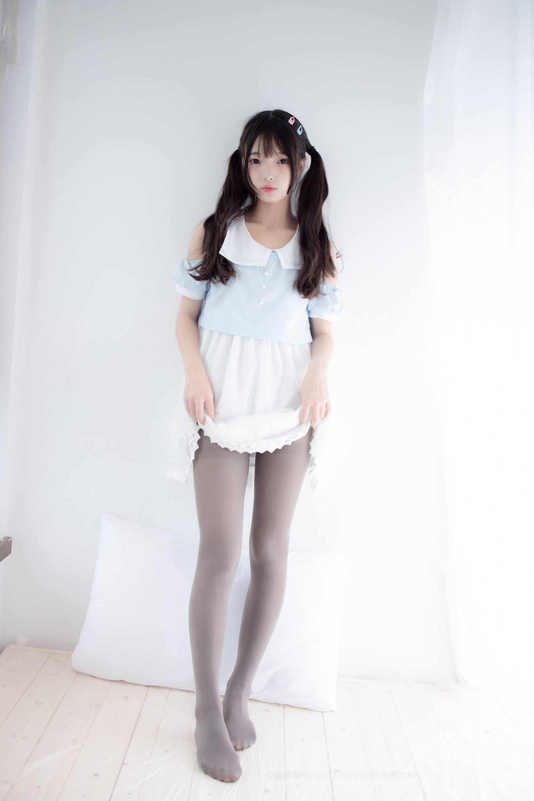 图片[4]-超级甜美的灰丝小姑娘【86P】20005-蜜桃兔兔