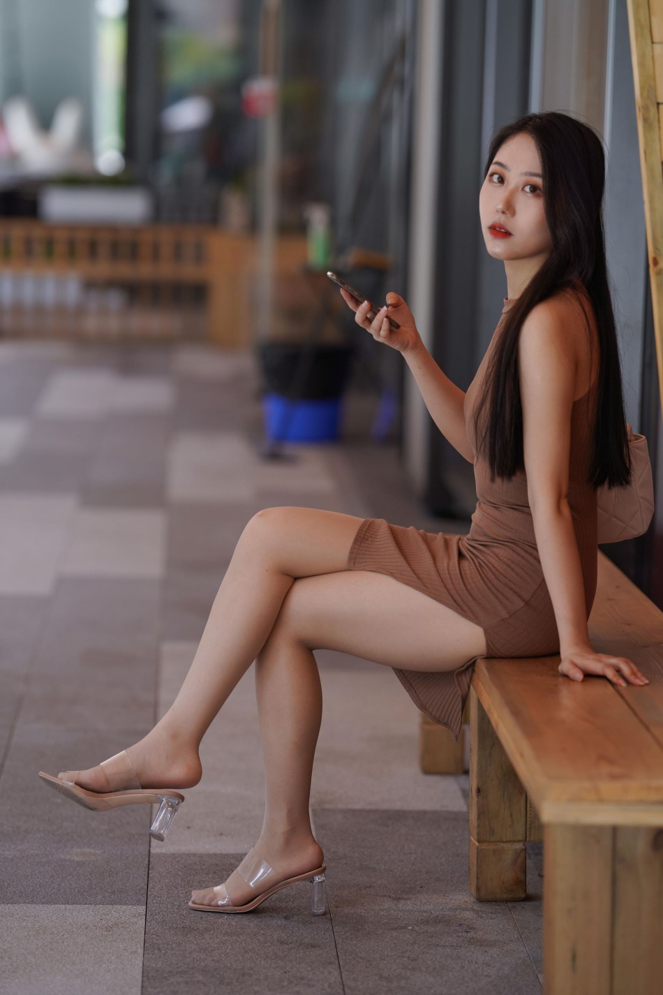 图片[5]-超有女人味的姑娘短裙逛街【400P】00049-蜜桃兔兔