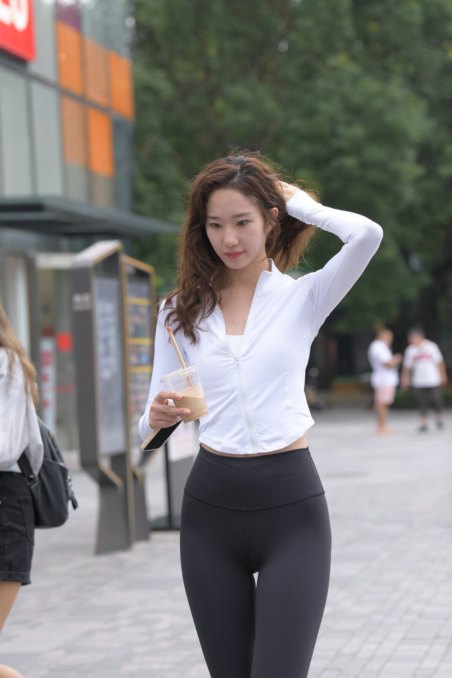 图片[3]-像刘亦菲的黑色瑜伽裤女孩J2237 340P1V-14.8GB-蜜桃兔兔