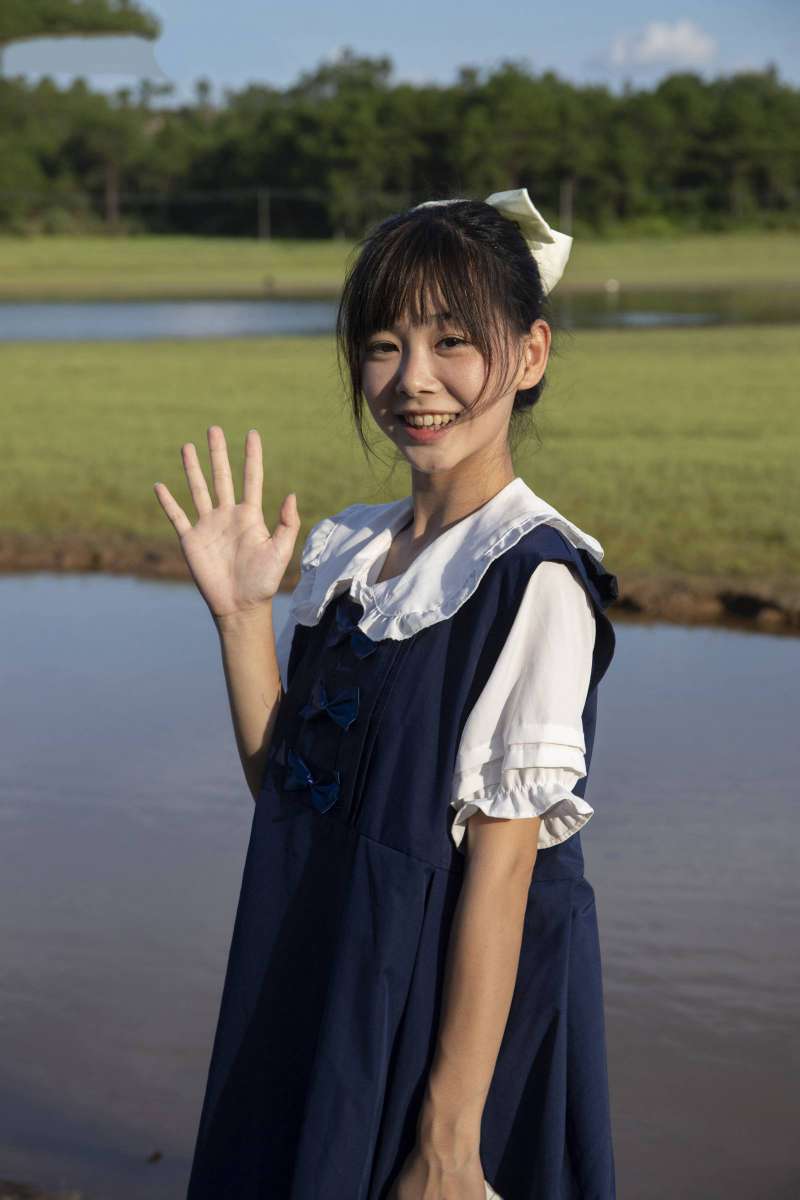 图片[5]-非常甜美的牛仔裙女孩【226P】20021-蜜桃兔兔
