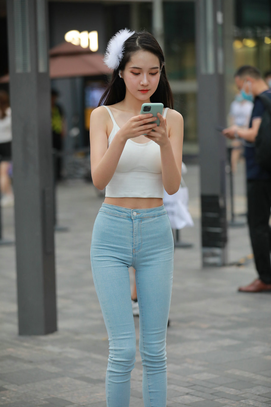 图片[3]-非常漂亮的牛仔裤女孩 J2144 98P1V-1.92GB-蜜桃兔兔