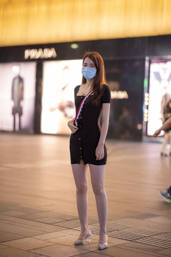 图片[4]-逛商场的黑色包臀裙美丽女孩【385P】00050-蜜桃兔兔