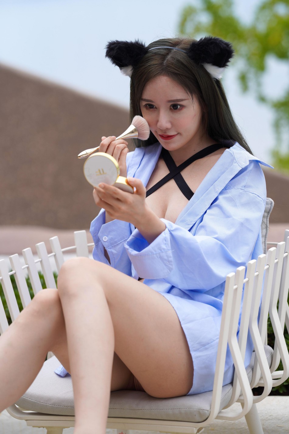 图片[5]-可爱的猫耳朵比基尼美少女【394P】00043-蜜桃兔兔