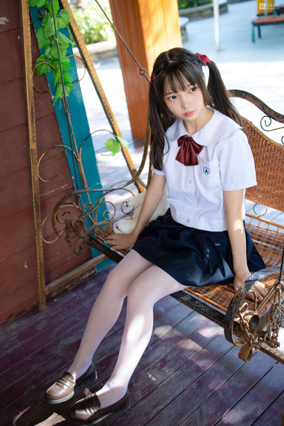 图片[3]-眼神好清澈的双马尾白丝女孩【75P】20019-蜜桃兔兔